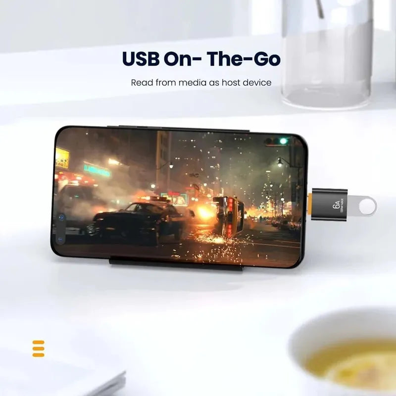 USB TypeC 轉 USB 3.0 轉接器 (支援充電及OTG功能)