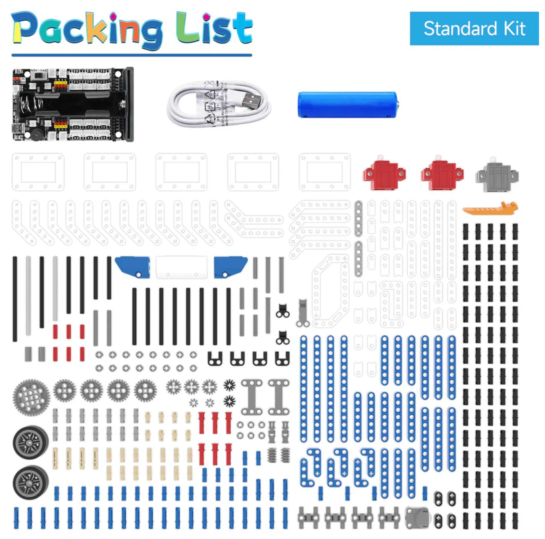 Yahboom 6 in 1 Building:bit Super Kit for Micro:Bit 建築系積木套件