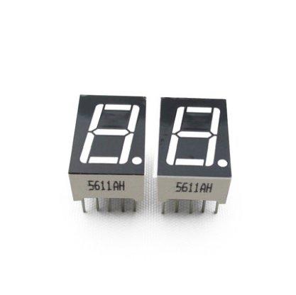 七段顯示器 5611AH/5161BS 紅色 0.56英寸1位LED數碼管顯示模組