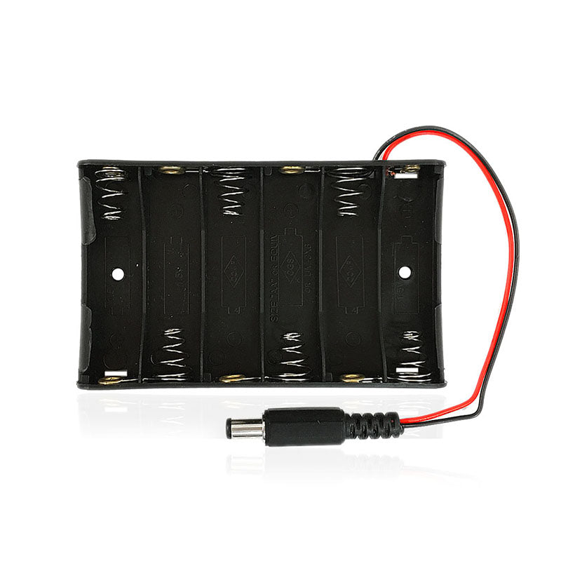 6 X AA電池盒 (帶DC插頭) 6 X AA Batteries Holder