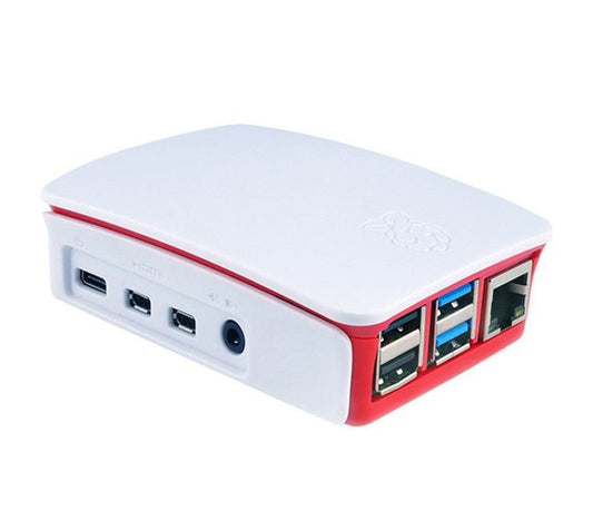 Raspberry PI 3B+ / 4 / 5 Case 外殻 (白紅 )