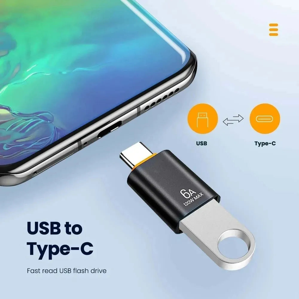 Type-C 轉 USB-A 多功轉接器 (支援充電及OTG功能)