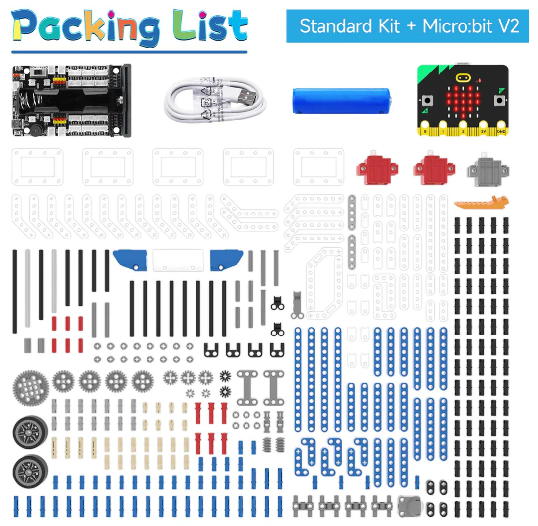 Yahboom 建築系積木套件 16 in 1 Building:bit Super Kit for Micro:Bit