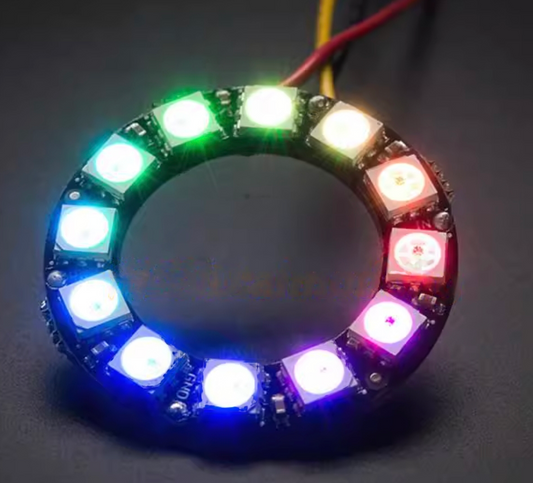 12-Bit WS2812 5050 RGB LED Ring