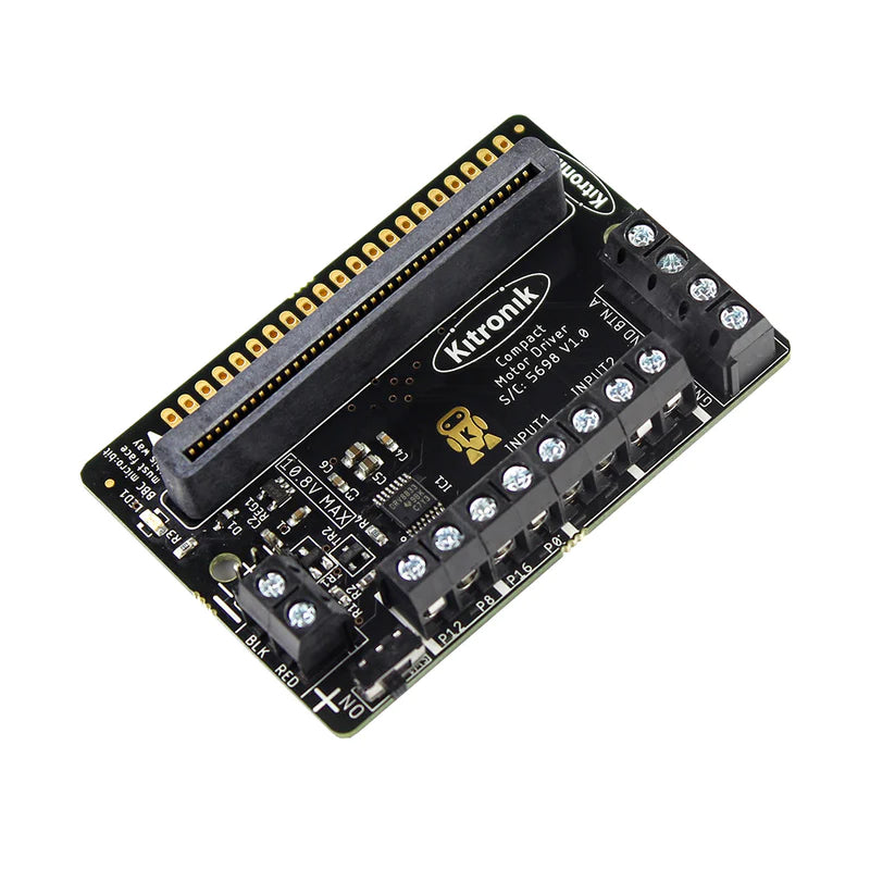 Kitronik Compact Motor Driver Board for the BBC micro:bit work with V1 & V2