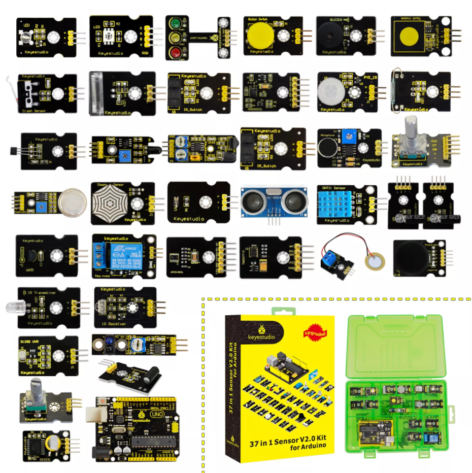Keyestudio - Sensor Starter V2.0 Kit 37 in 1 Box for Arduino UNO Starter Kit