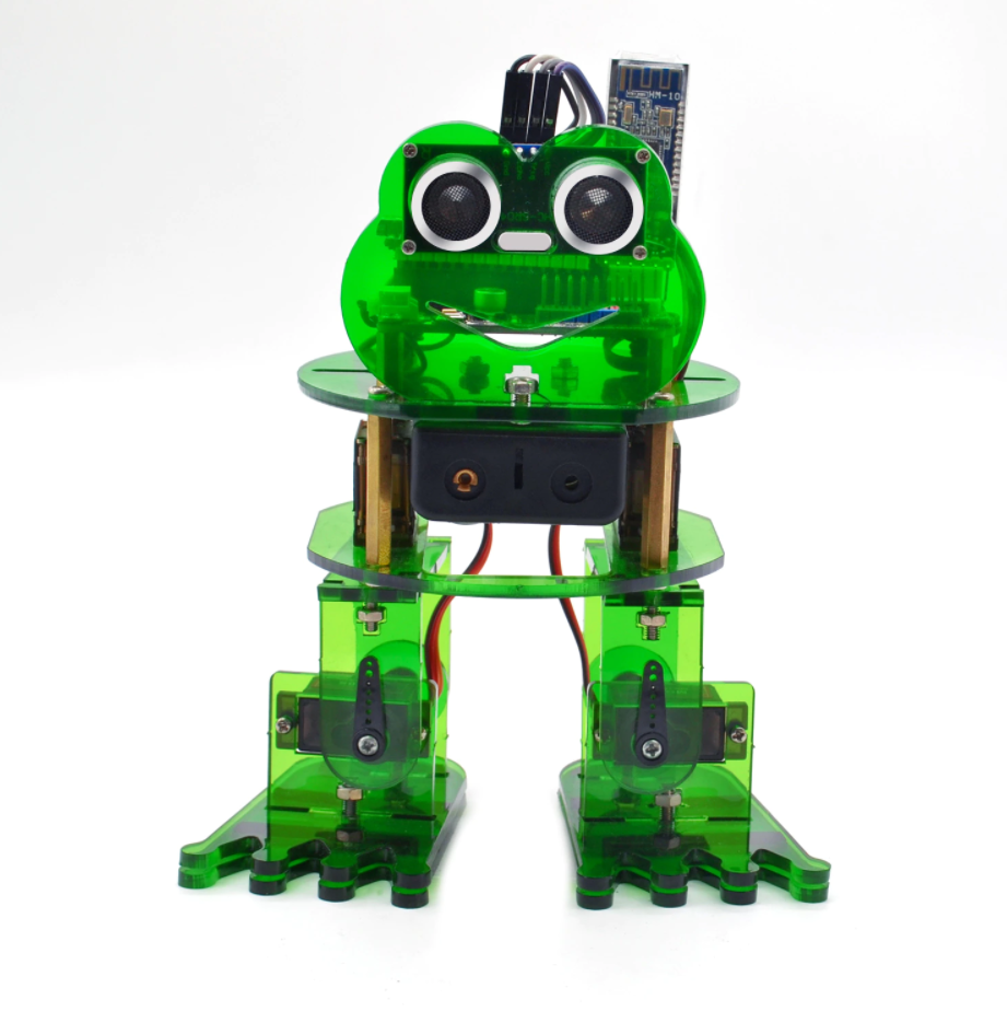 Keyestudio - DIY 4-DOF Robot Kit Frog Robot for Arduino Nano Graphical Programming/Support IOS &Android APP Control