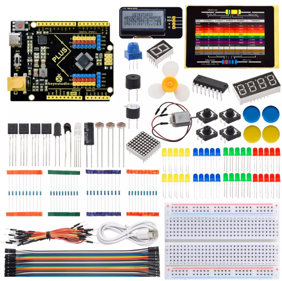 Keyestudio - Basic Starter Kit for Arduino DIY Programming Electronics Kit 20Project