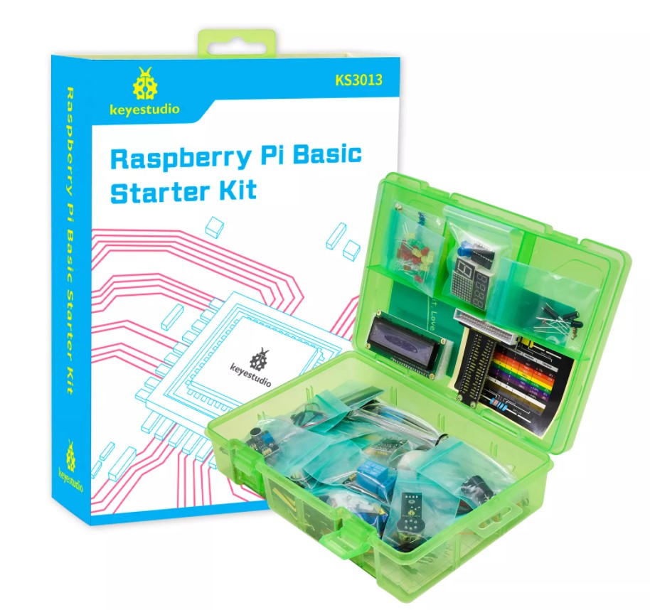 Keyestudio - Raspberry Pi 4B Basic Starter Kit Python Programming Kit(NO RPI Board )