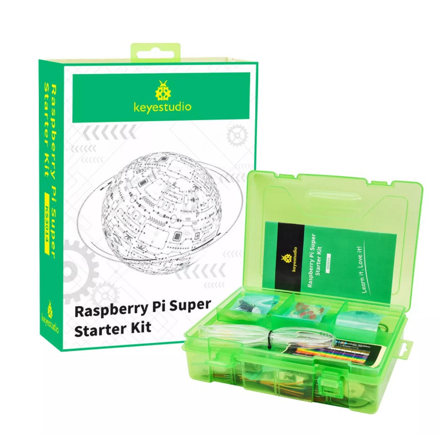 Keyestudio - Raspberry Pi 4B Super Starter Kit Python Programming Kit(NO RPI Board )