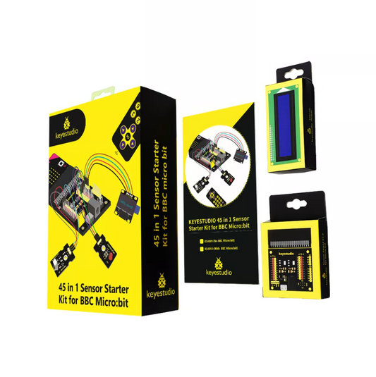 Keyestudio - 45 in 1 Sensor Starter Kit Electronic Diy Kit For BBC Micro:bit V2 (No micro bit board) 45 合 1 傳感器入門套件電子 Diy 套件