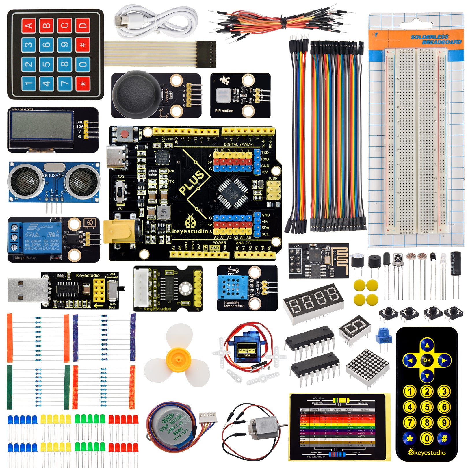 Keyestudio - IOT Complete Starter Kit for Arduino DIY Programming Elec ...