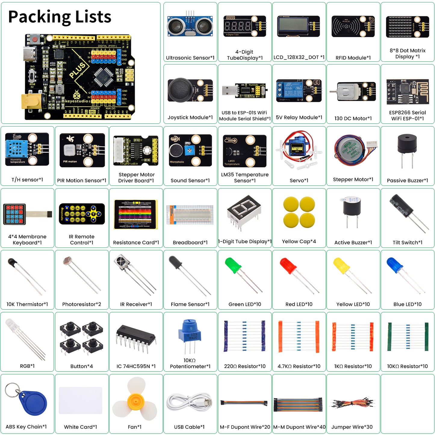 Keyestudio - IOT Ultimate Starter Kit for Arduino Programming DIY Project Kit